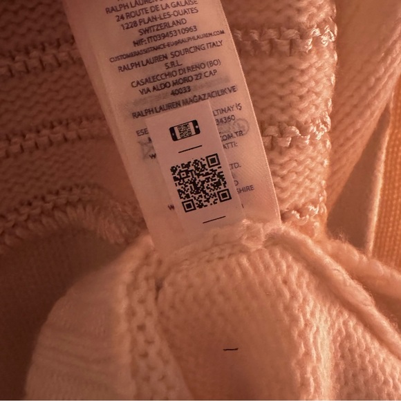 Ralph Lauren Collection Flag Cashmere Crewneck Sweater Pre-Spring 2026 - Picture 7 of 13